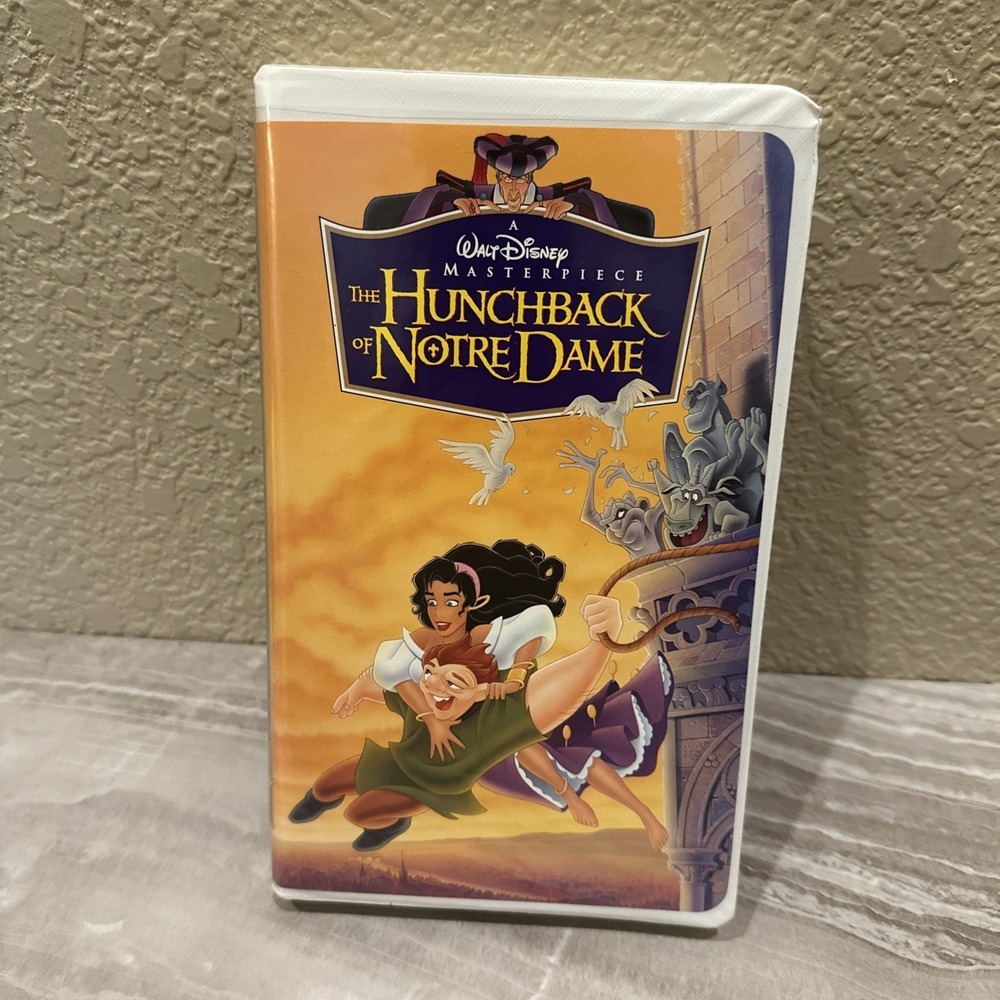 The Hunchback of Notre Dame (VHS, 1997) Walt Disney Masterpiece Plastic Clamshel